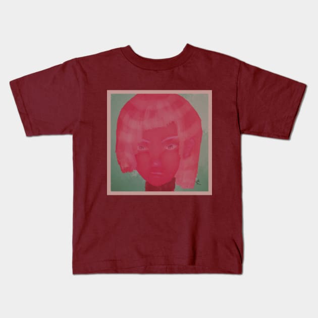 pink Kids T-Shirt by rurui02